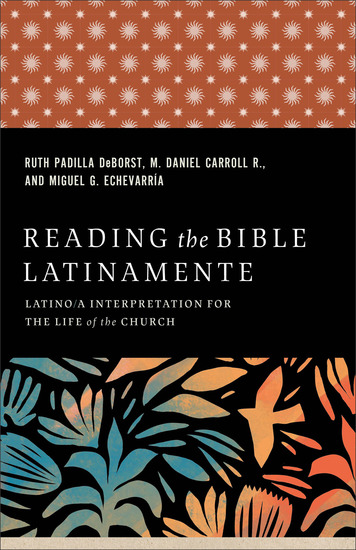 Reading the Bible Latinamente - Latino a Interpretation for the Life of the Church - cover