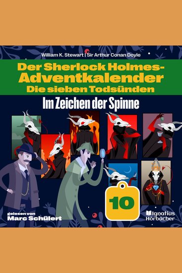 Im Zeichen der Spinne (Der Sherlock Holmes-Adventkalender: Die sieben Todsünden Folge 10) - cover