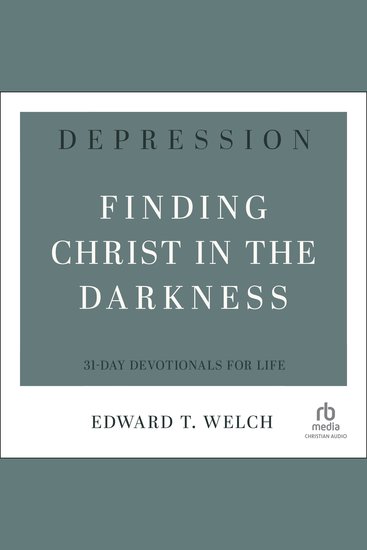 Depression - Finding Christ in the Darkness - cover