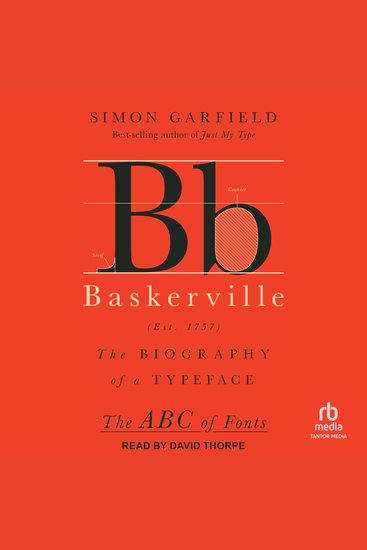 Baskerville - The Biography of a Typeface - cover
