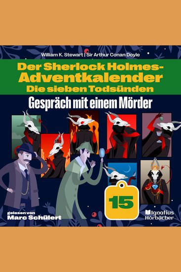 Gespräch mit einem Mörder (Der Sherlock Holmes-Adventkalender: Die sieben Todsünden Folge 15) - cover