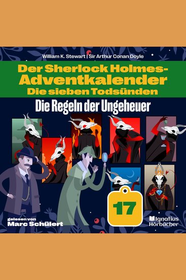 Die Regeln der Ungeheuer (Der Sherlock Holmes-Adventkalender: Die sieben Todsünden Folge 17) - cover