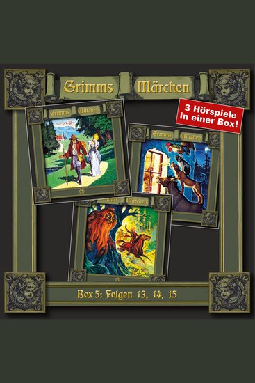 Grimms Märchen Box 5: Folgen 13 14 15 - cover