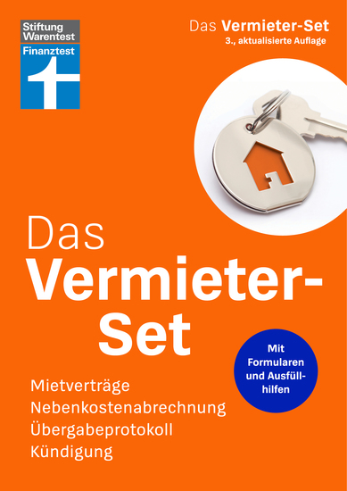 Das Vermieter-Set - Ratgeber für private Vermieter Rechtsverbindliche Formulare von Anfang bis zur Beendigung des Mietverhältnisses - Mietverträge Nebenkostenabrechnung Übergabeprotokoll Kündigung - cover