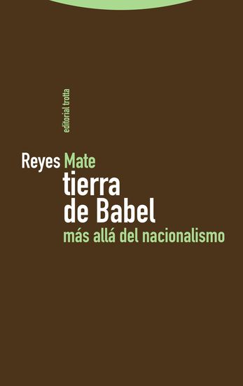 Tierra de Babel - Más allá del nacionalismo - cover