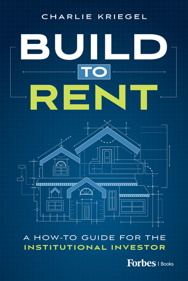 Build to Rent - A How-To Guide for the Institutional Investor - cover