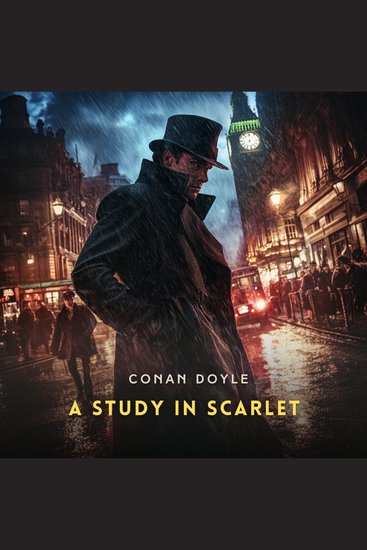 A Study in Scarlet - The Adventures of Sherlock Holmes - cover