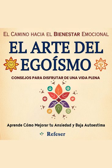 El Arte del Egoísmo - Aprende Cómo Mejorar tu Ansiedad y Baja Autoestima - cover