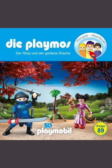 Die Playmos - Das Original Playmobil Hörspiel Folge 89: Der Ninja und der goldene Drache - cover