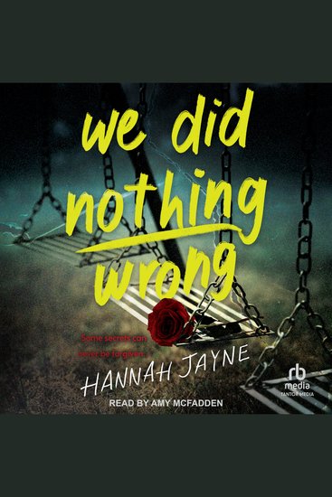 We Did Nothing Wrong - cover
