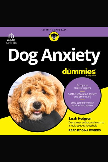 Dog Anxiety For Dummies - cover