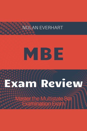 MBE - Crush your Multistate Bar Examination! Get powerful audio lessons for peak test results! - cover