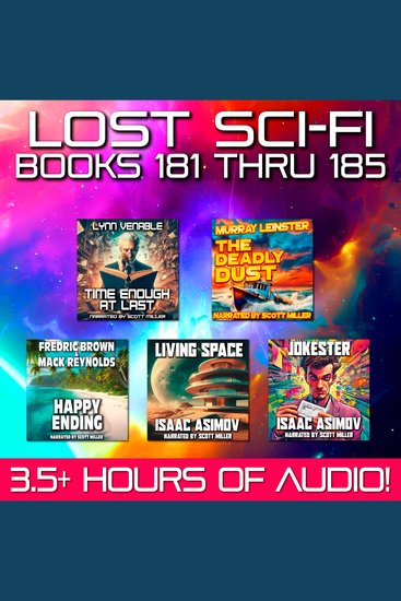 Lost Sci-Fi Books 181 thru 185 - Five Vintage Sci-Fi Short Stories from the 1930s 1940s 1950s and 1960s - cover