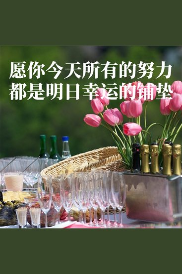愿你今天所有的努力，都是明日幸运的铺垫 - cover