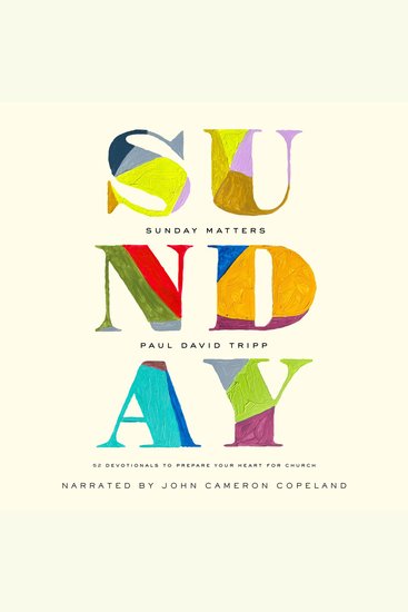 Sunday Matters - 52 Devotionals to Prepare Your Heart for Church - cover
