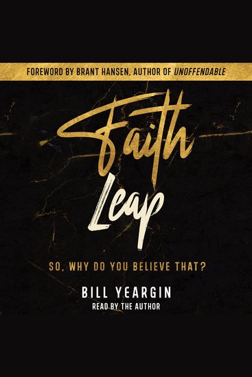 Faith Leap - So Why Do You Believe That? - cover