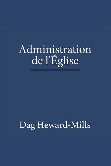 Administration de l’Église - cover