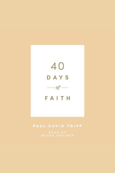 40 Days of Faith - cover