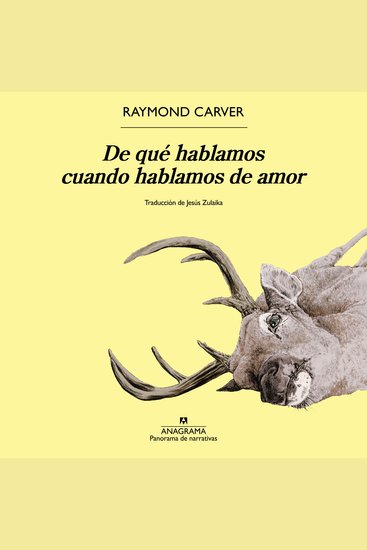 De qué hablamos cuando hablamos de amor - cover