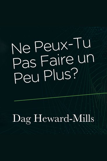 Ne Peux-Tu Pas Faire un Peu Plus? - cover