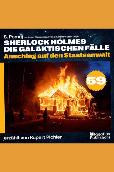 Anschlag auf den Staatsanwalt (Sherlock Holmes - Die galaktischen Fälle Folge 59) - cover