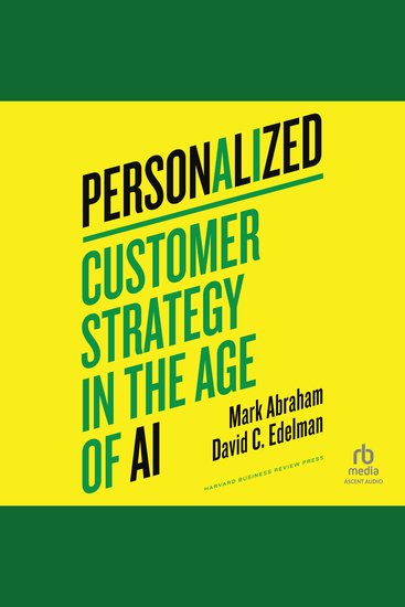 Personalized - Customer Strategy in the Age of AI - cover