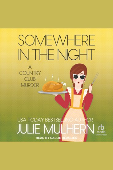Somewhere in the Night - A Country Club Murders Thanksgiving Novella - cover