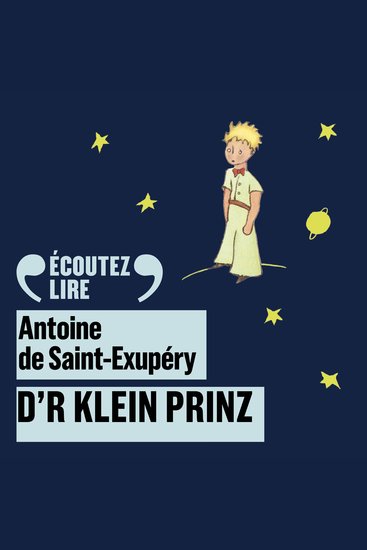 D'r klein Prinz - Le Petit Prince en alsacien - cover