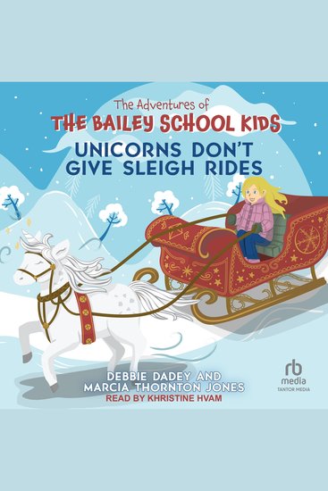 Unicorns Don't Give Sleigh Rides - cover