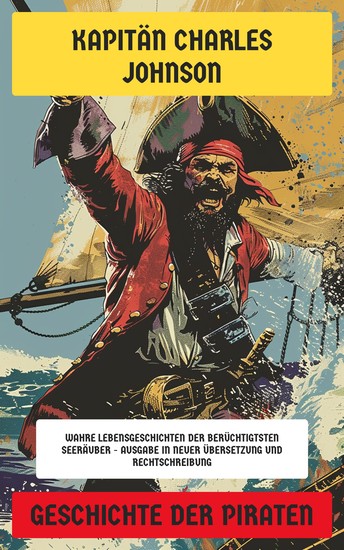 Geschichte der Piraten - Wahre Lebensgeschichten der berüchtigtsten Seeräuber - Ausgabe in neuer Übersetzung und Rechtschreibung - cover