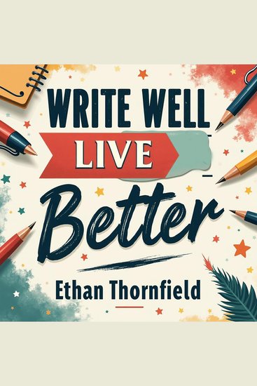 Write Well Live Better: Practical Tips for Success - Elevate your writing with 'Write Well Live Better' audio guides—your path to success! - cover