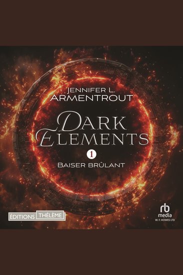 Dark Elements (Tome 1) - Baiser brûlant - Dark Elements 1 - cover