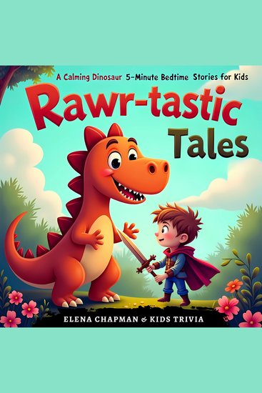 Rawr-tastic Tales A Calming Dinosaur 5-Minute Bedtime Stories for Kids - Short Fun and Soothing Meditation Fables for Children & Toddlers to Reduce Anxiety and Improve Sleep - cover