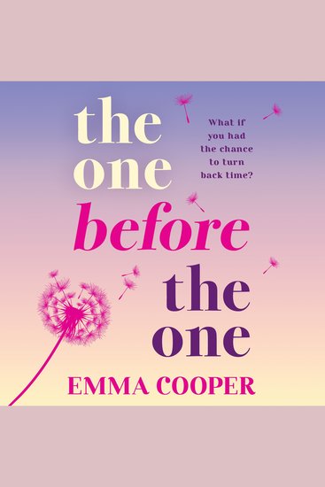 The One Before the One - Discover a BRAND NEW beautifully heartbreaking read from Emma Cooper for 2025 - cover