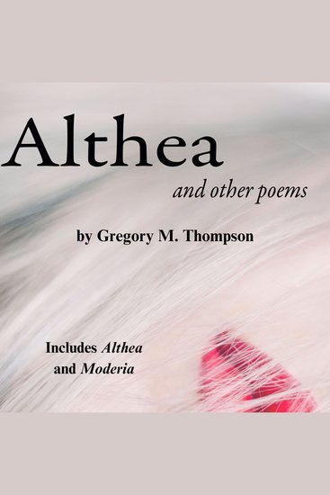 Althea and Other Poems - cover
