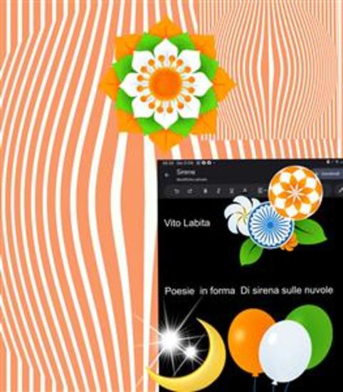 Poesia in forma di sirena sulle nuvole - cover