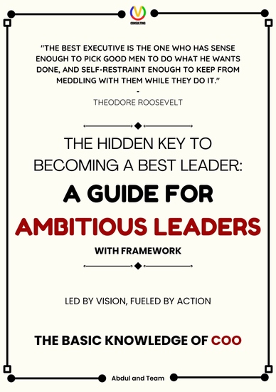 The Basic Knowledge for COO - The hidden key to becoming a best leader: a guide for ambitious leaders - cover