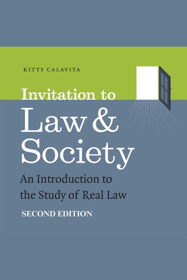 Invitation to Law and Society Second Edition - An Introduction to the Study of Real Law - cover