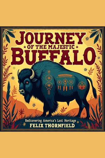 Journey of the Majestic Buffalo: Rediscovering America's Lost Heritage - Dive into the Journey of the Majestic Buffalo! Discover America's Lost Heritage with captivating audio lessons - cover