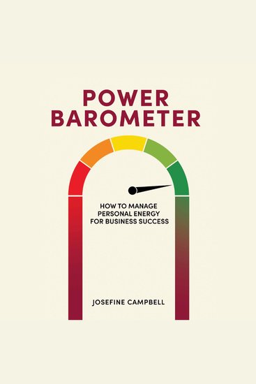 Power Barometer - How to Manage Personal Energy for Business Success - cover