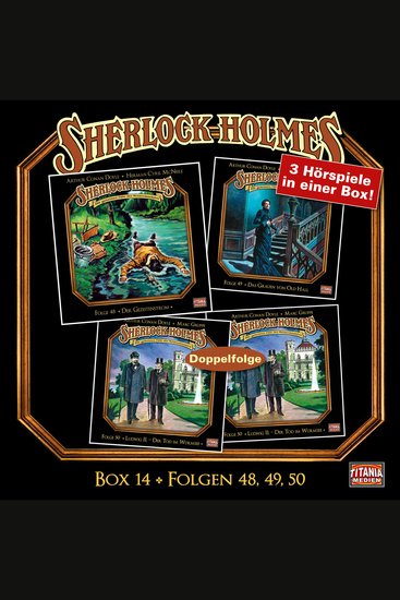 Sherlock Holmes - Die geheimen Fälle des Meisterdetektivs Box 14: Folgen 48 49 50 - cover