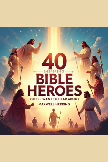 40 Inspiring Bible Heroes You'll Want to Hear About - "Discover 40 Bible Heroes through engaging audio lessons designed to uplift your spirit!" - cover