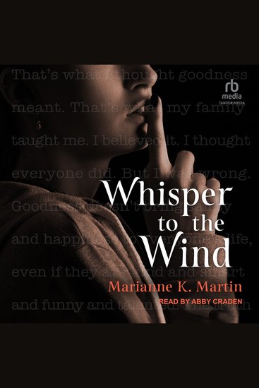 Whisper to the Wind - cover