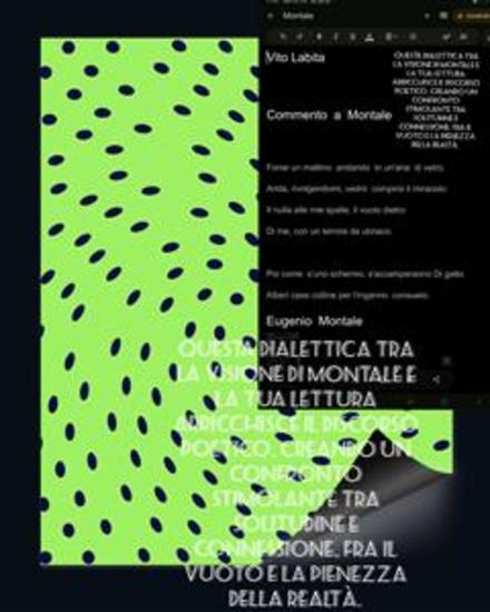 Commento a Montale - cover