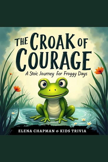 The Croak of Courage A Stoic Journey for Froggy Days - A Short and Calming 5-Minute Bedtime Story for Kids to Reduce Anxiety and Encourage Mindfulness - cover