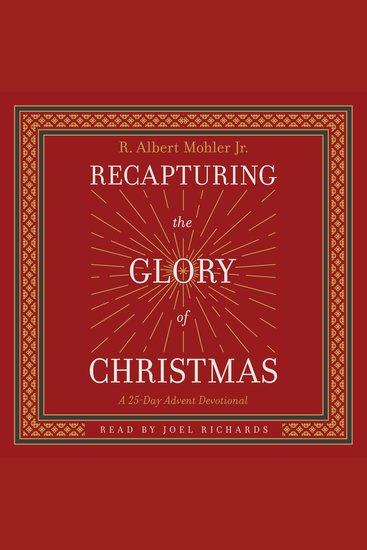 Recapturing the Glory of Christmas - A 25-Day Advent Devotional - cover