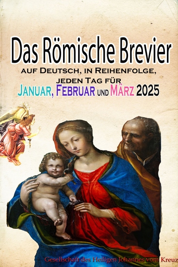 Das Römische Brevier - auf Deutsch in Reihenfolge jeden Tag für Januar Februar März 2025 - cover