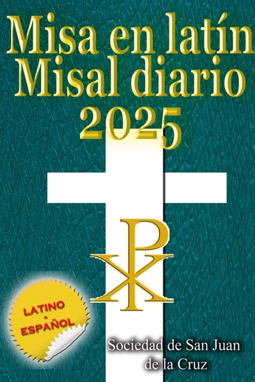 Misa en latín Misal diario 2025 latino-español en orden todos los días - cover