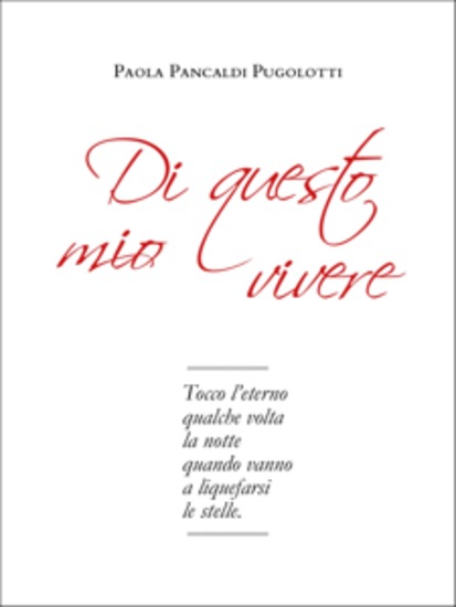 Di questo mio vivere - cover