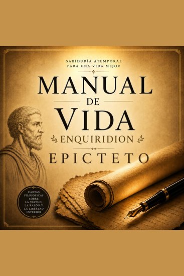 Manual de Vida Enquiridion - Sabiduría Estoica para la Paz Interior y la Fortaleza Mental - cover